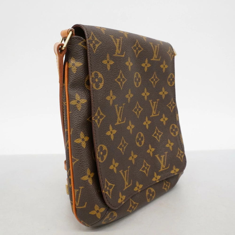 Louis Vuitton Strap Salsa Shoulder Brown Short Monogram Bag Musette